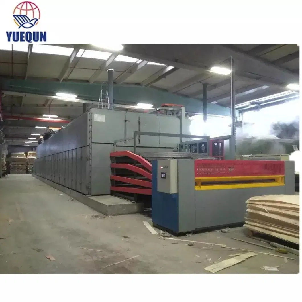 Plywood Veneer Dryer Roller Drying Line for Plywood Core Veneer / Wood Core Veneer Drying Line