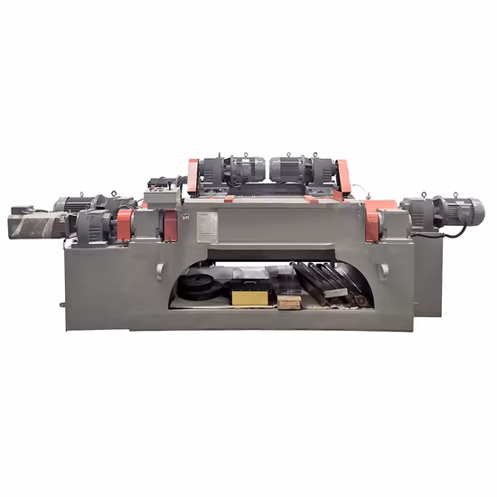 Бесшпиндельная ротационная машина для очистки шпона бревен