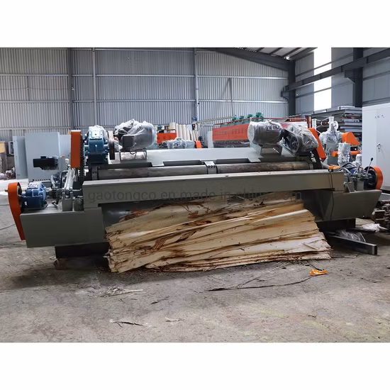 Китай Alva Machine Высокопроизводительная линия лущения шпона с окорочной машиной и укладчиком шпона